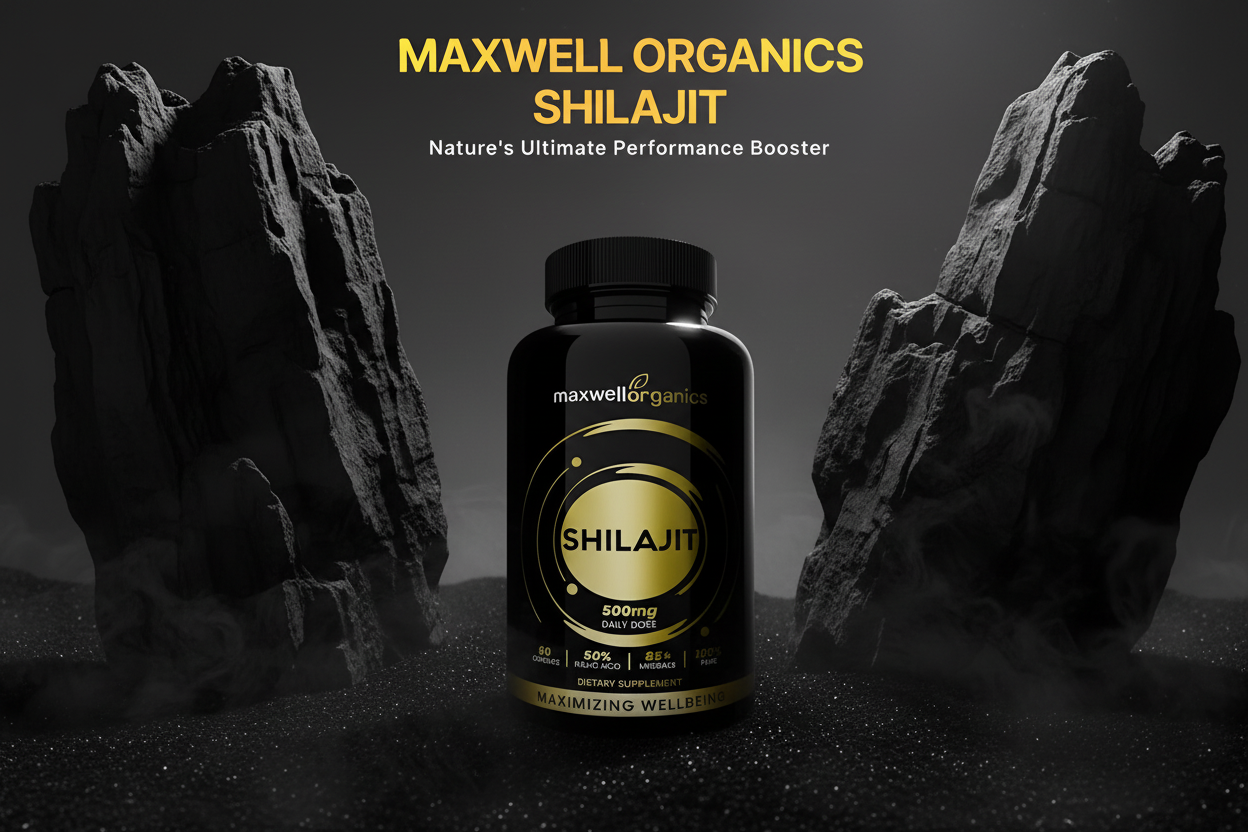Maxwell Organics Shilajit Banner